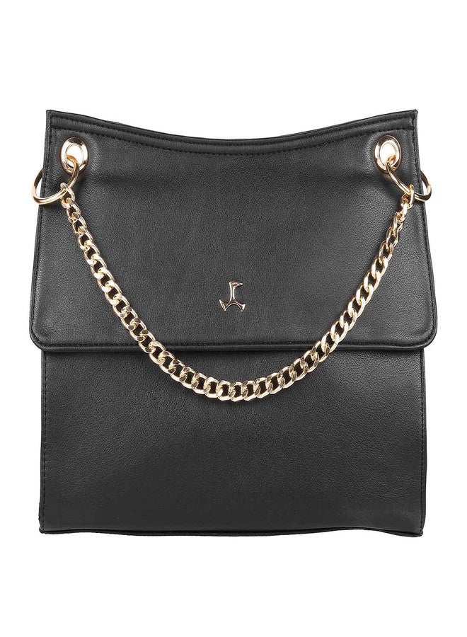 Mochi Womens Synthetic Black Clutch (One Size) - Image 1